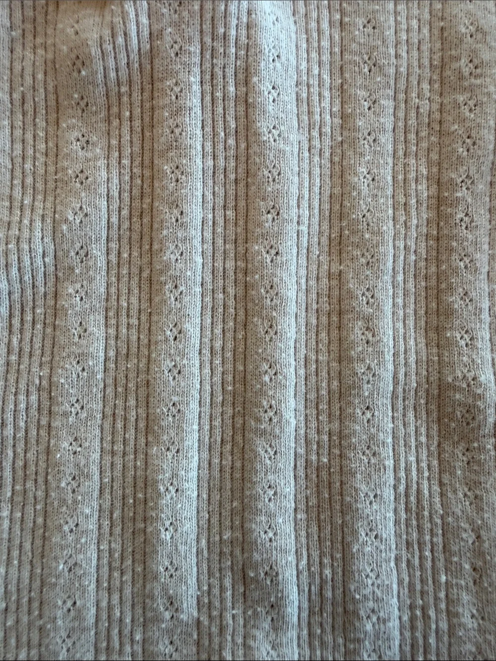 Old Navy White Ribbed Short-Sleeve Henley Tee